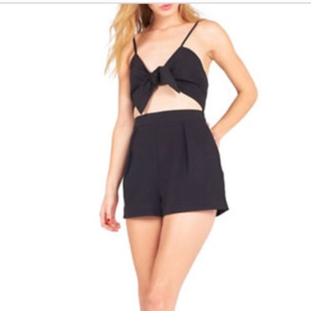 Kendall + Kylie Black romper